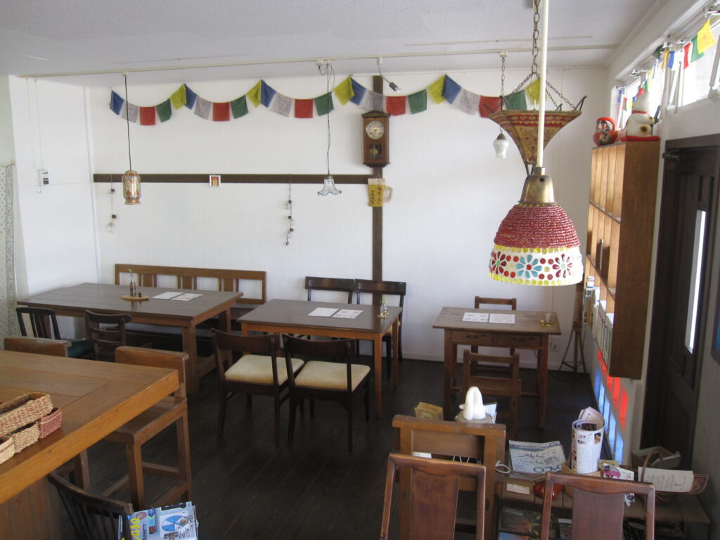 明るい店内の様子。