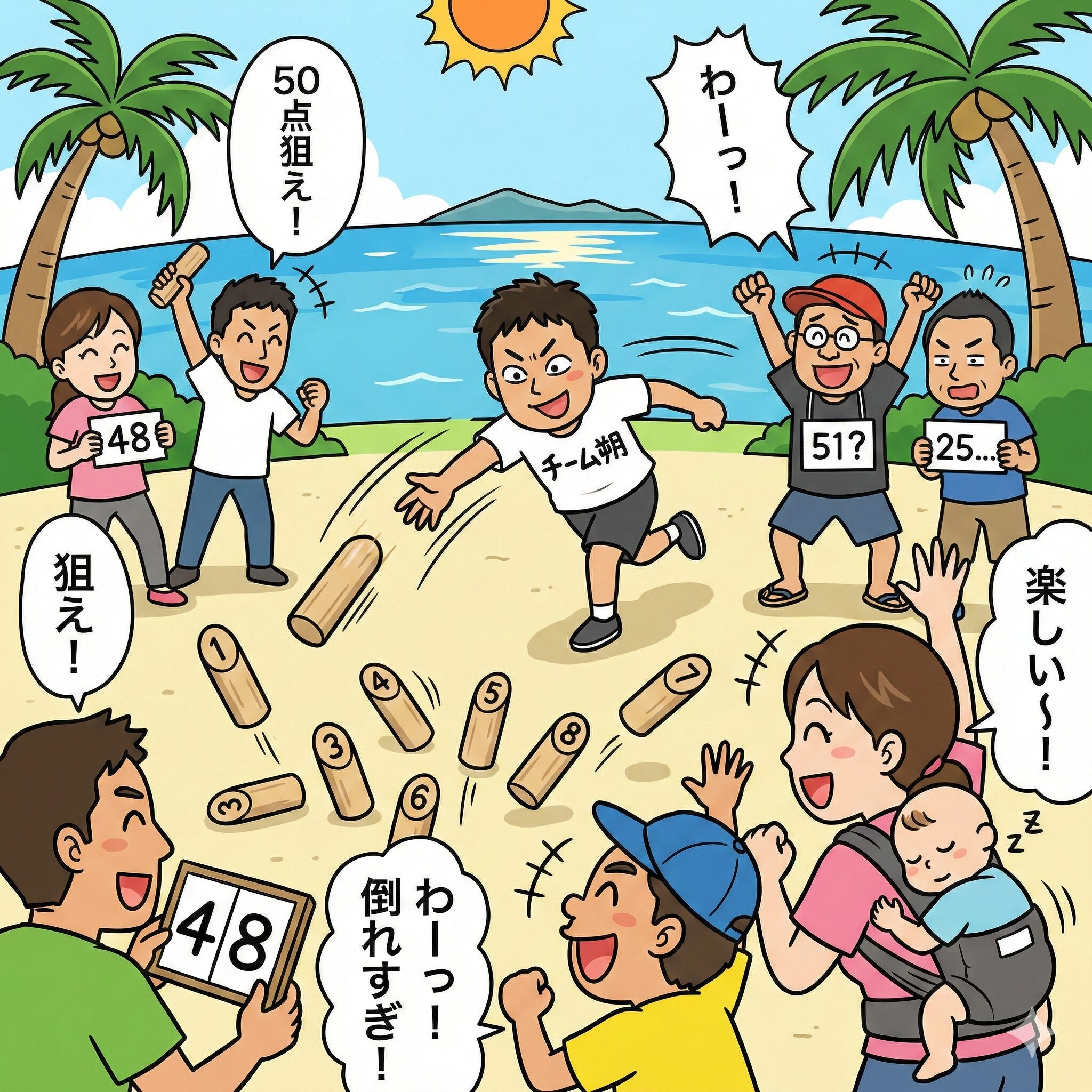 モルック大会を見に行きました。